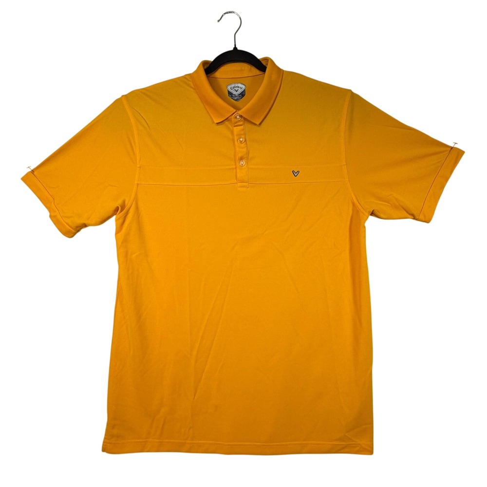 Callaway XXL Golf Polo Shirt Mens Short Sleeve Gold Athletic Fit